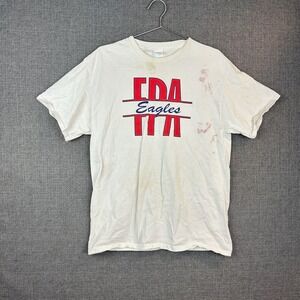 EDA‎ Eagles Graphic T Shirt Sport and Company Essential Tee White Large